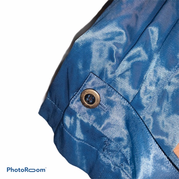 RUBY RD | Dressy Casual Blue Button Jacket - Picture 4 of 6